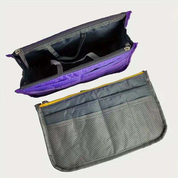 🆕Bag Organizer Insert, Makeup/Travel Storage w/refillable Travel Perfume Bottle - Picture 15 of 17